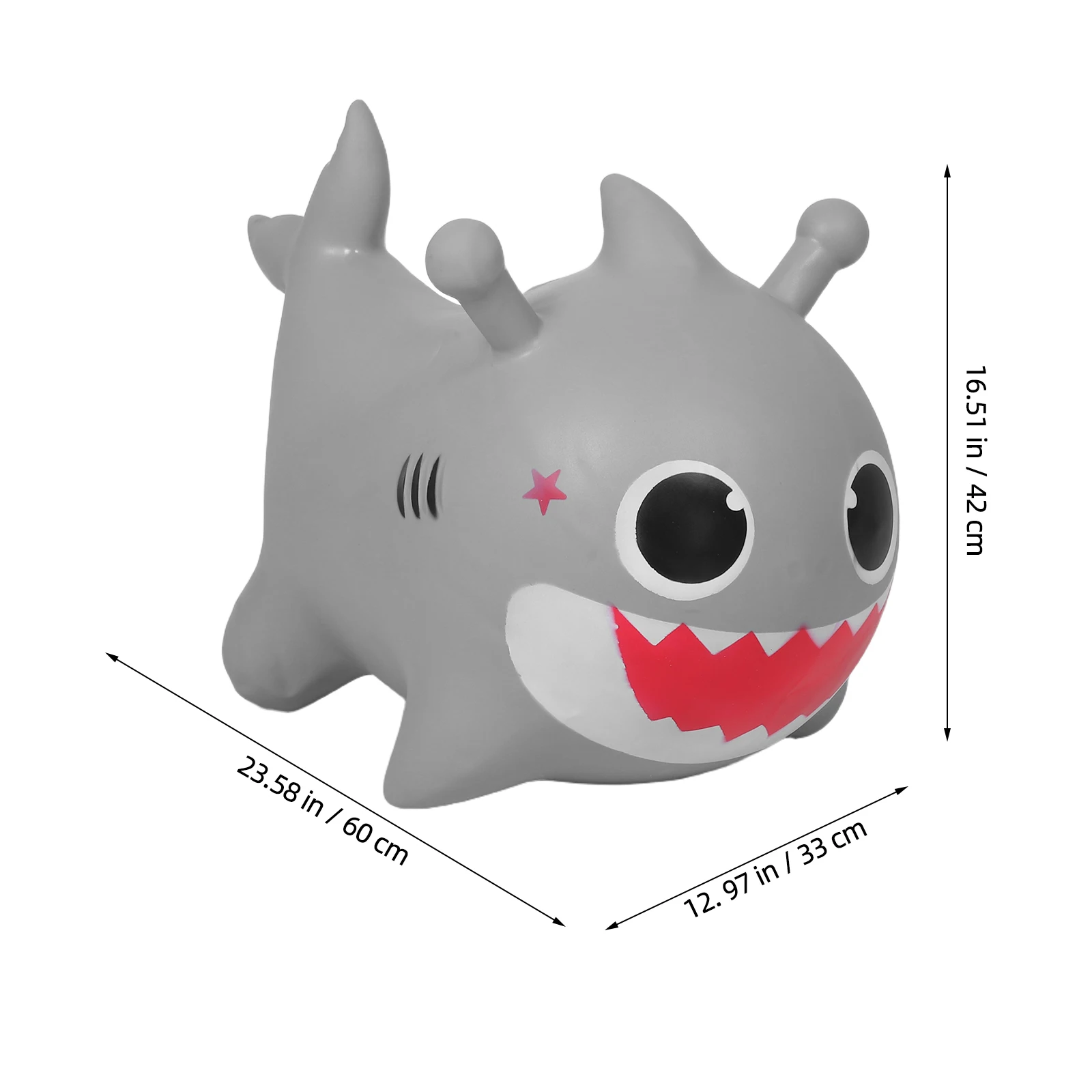 ของเล่นเป่าลมแบบนั่งขี่ 1 ชิ้น หนา ทนทาน สำหรับเด็ก เล่นกระโดดในร่มและกลางแจ้ง