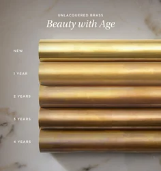 Nurlin Raw Brass Cabinet Knobs Handle Door Hardware No Painting UNLACQUERED BRASS