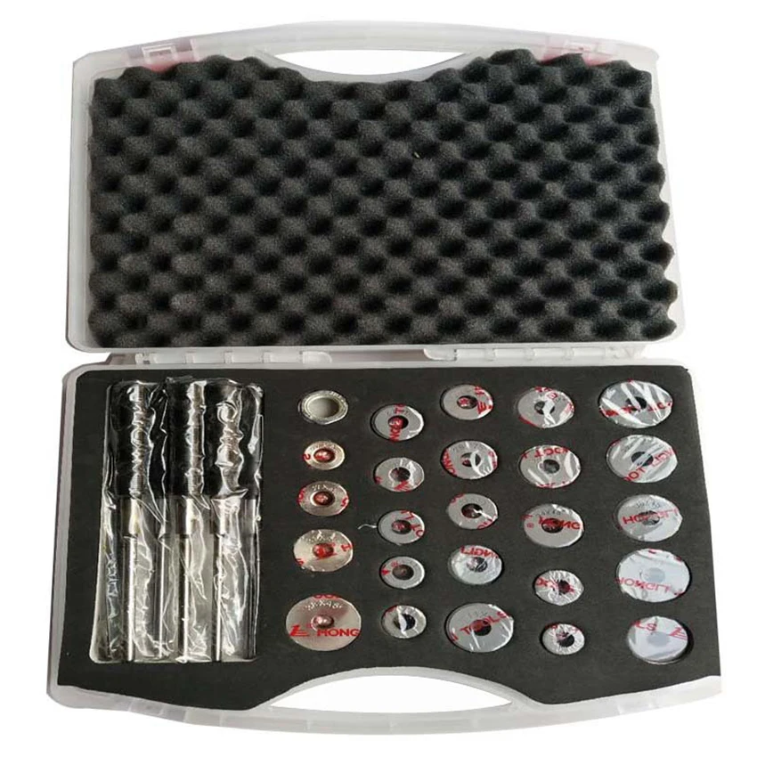 

Juego escariadores asientos válvulas para automóvil 22-38 mm, herramienta reparación asientos válvulas a