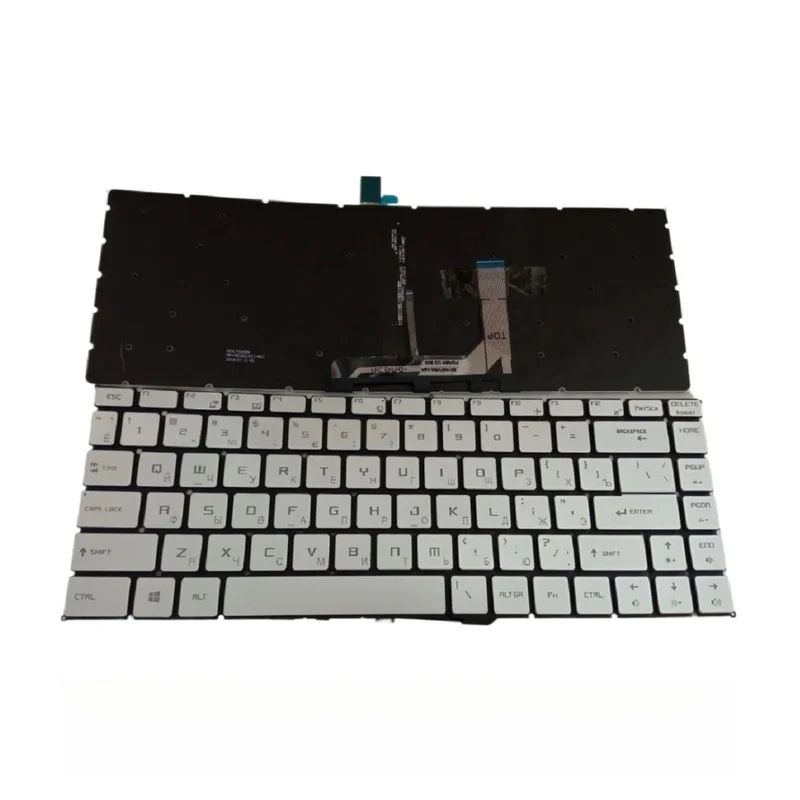 Replacement Backlit Laptop Keyboard US RU SP For MSI GF63 8RC 8RD GF65 Thin GS65 GS65VR MS‑16R1 MS‑16W1 MS‑16Q1 Notebook PC