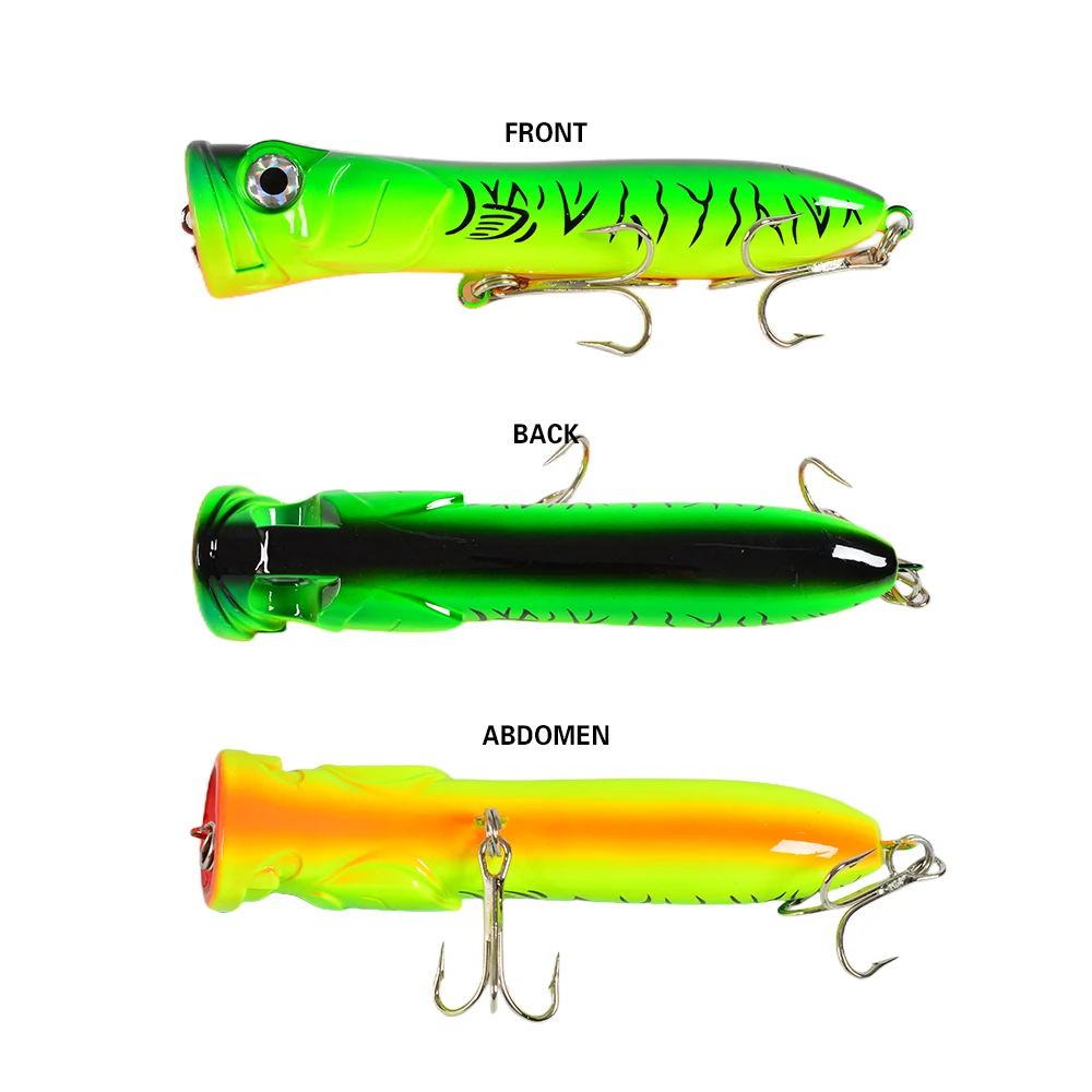TOLU Large Popper – Señuelo superficie lubina lanzado largo - imagen 5