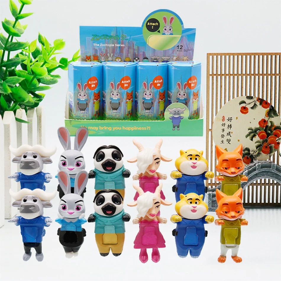 Hot Sale New Sonny Angel Zootropolis 2 Series Mobile Phone Decoration Anime Peripheral Toys Gift Boxes Phone Screen Doll Ornamen