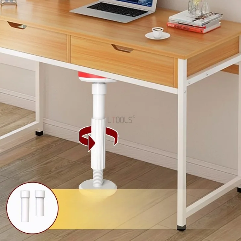 Varilla de soporte de elevación de nailon, herramienta de fijación de instalación de gabinete de baño Universal, extensión ajustable para el hogar, elevación telescópica