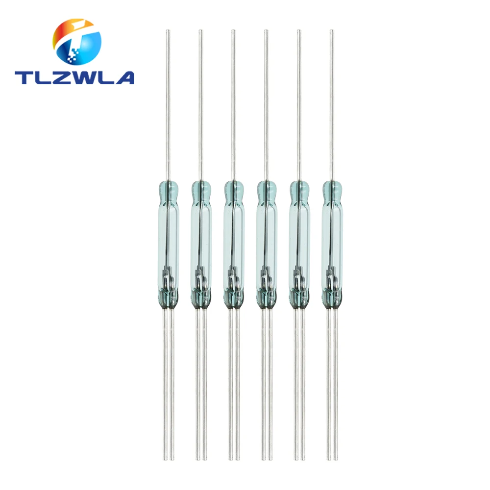 5-10PCS Reed Switch 3Pin Magnetic Switch 2.5*14mm Normally Open Normally Closed Conversion 2.5X14MM NO NC Conversion for Sensors