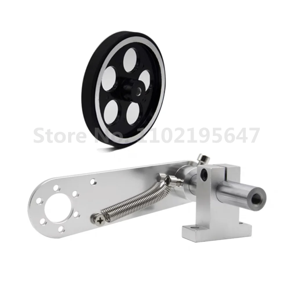 Encoder Rubber Wheel With Holder Metal Wheels With Holder Meters Measuring Rotary Encoder Silicone Wheel Support