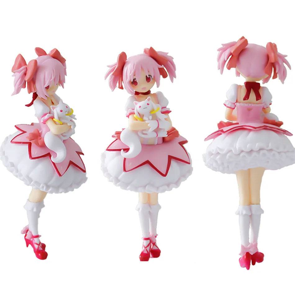 2026 Puella Magi Madoka Magica Kaname Madoka Anime Character Models Figurines Desktop Ornaments Exquisite Toy Collection Otaku