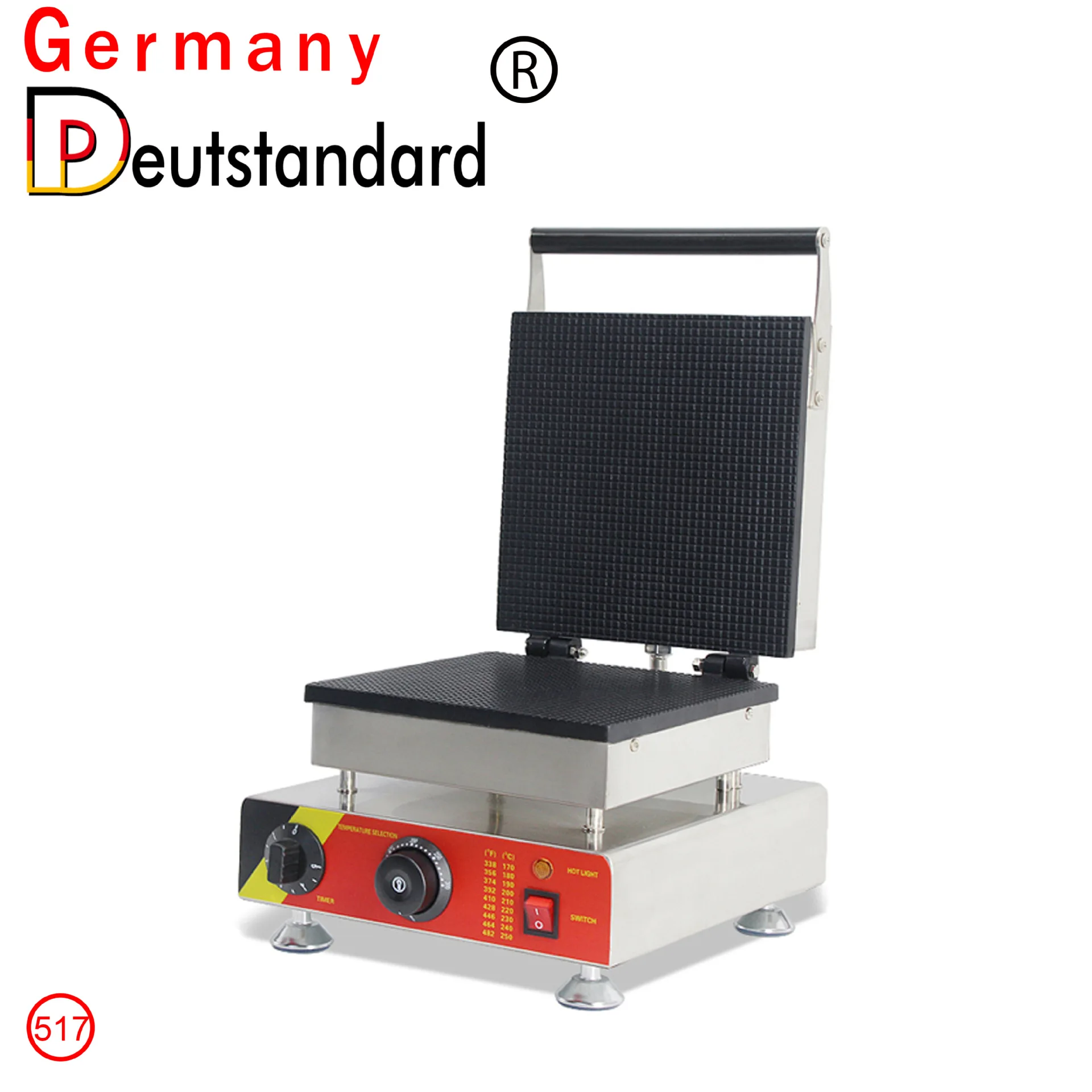 Crispy Leather Machine/Square Ice Cream Leather/High Quality Ice Cream Leather Machine/Holland Muffin Machine Waffle Machine