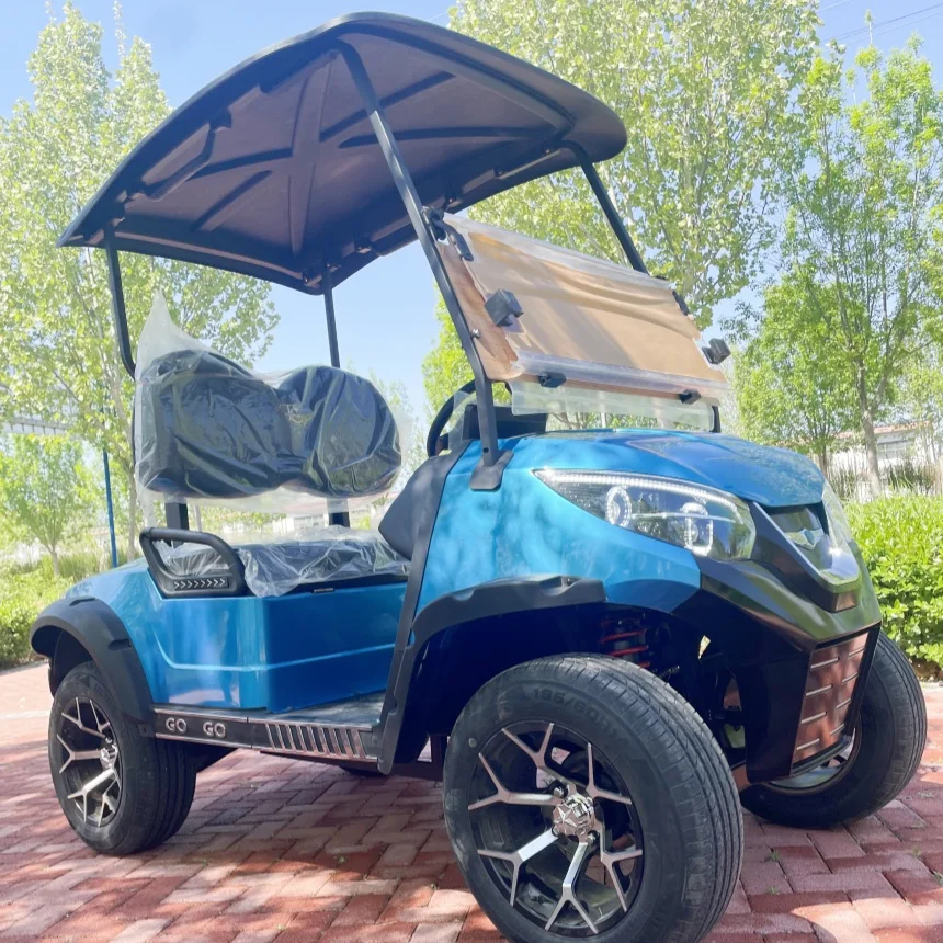 

Garden Off Road Villa 60V/72V Electric Golf Cart Street Legal Lithium Golf Kart Buggy Hunting Golf Cart Low Carbon Lifestyle