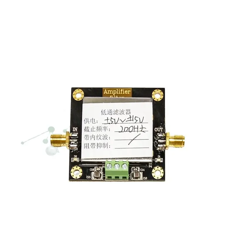 

4 order filter module band-pass low-pass high-pass custom LC filter circuit frequency band within 1MHz signal filtering