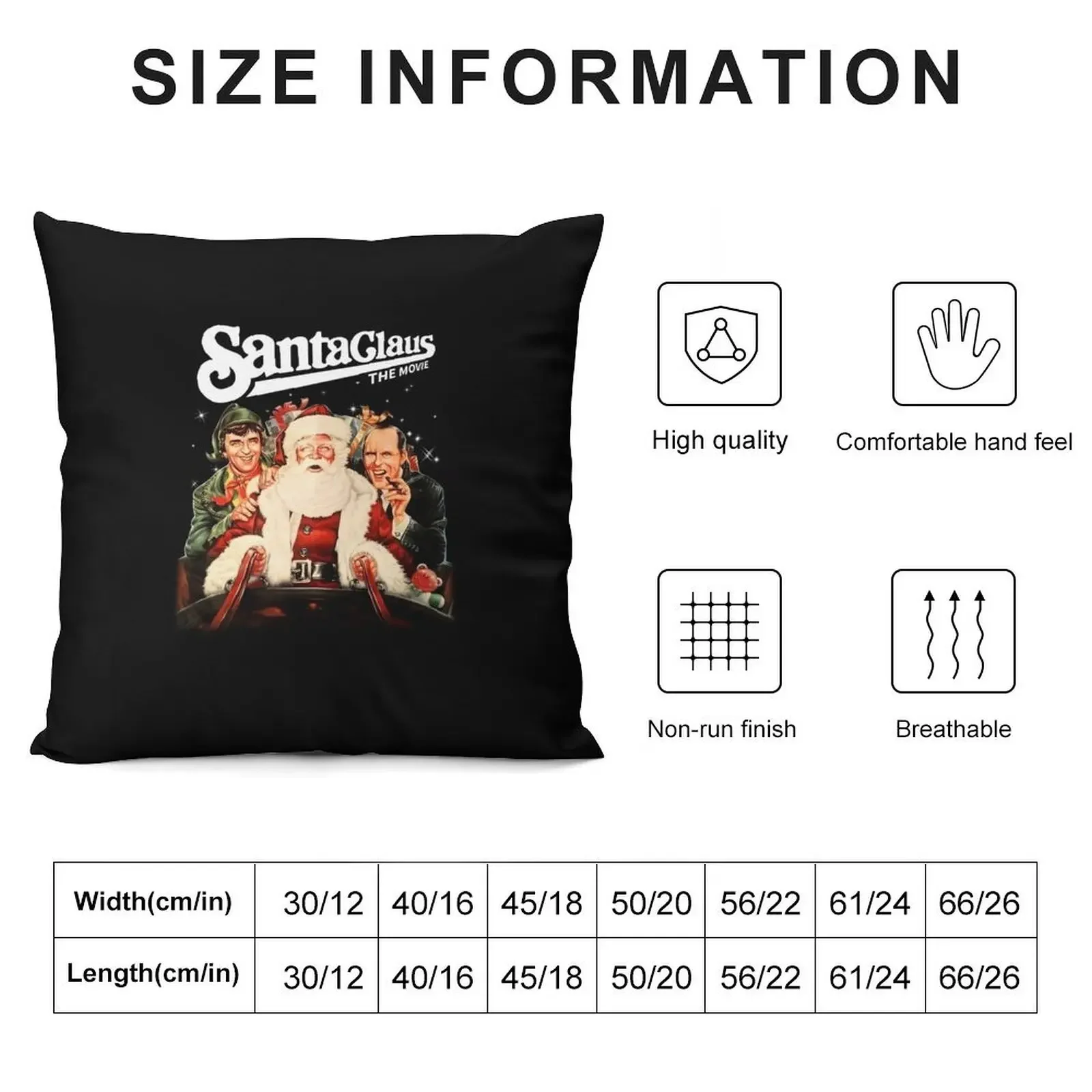 Santa Claus The Movie Shirt Dudley Moore Throw Pillow New year Sofa Cushion Cusions Cover pillow