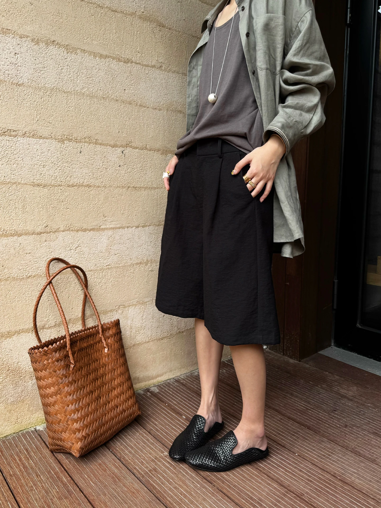 

Повседневные трикотажные брюки-капри из смесового хлопка с высокой талией и прямыми штанинами, весна-лето, новинка