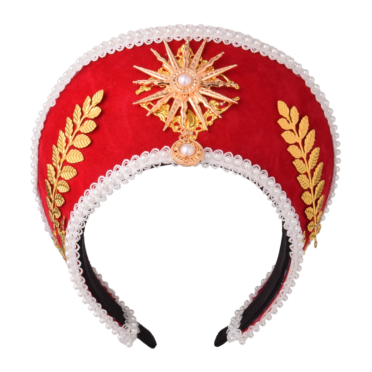 

Renaissance Lolita Tudor Crown Headband Cosplay Accessories Baroque Headdress Coronet