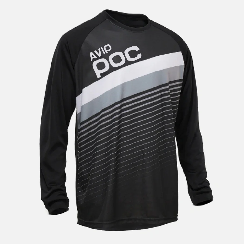 Avip POC MTB bicicleta de montaña BMX DH bicicleta ropa camiseta de motocicleta، manga larga todoterreno de motocicleta