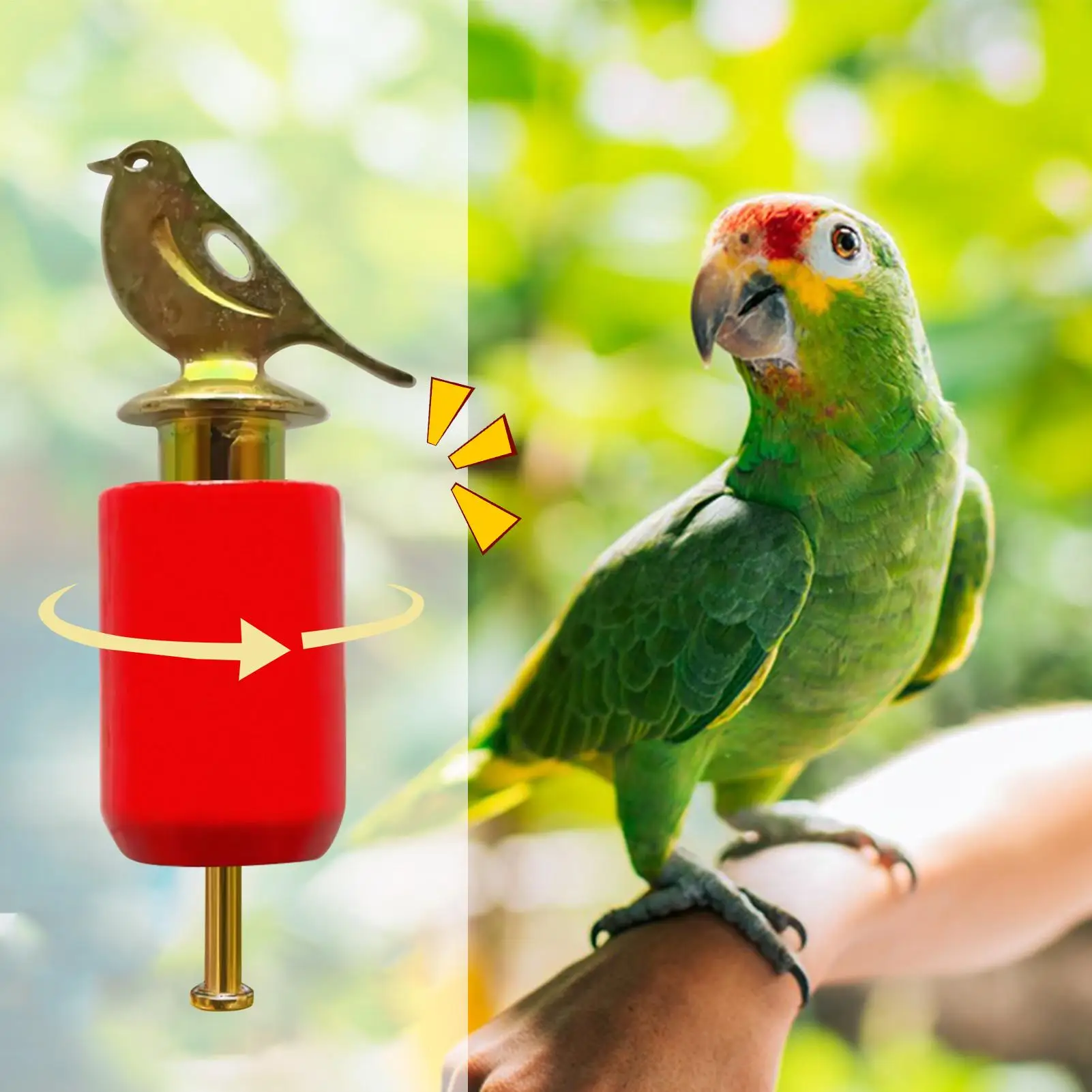 Bird Caller Interaction Caller Toy Realistic Bird Whistle For Kids For Animals Lovers Party Football Game Watching Hiking