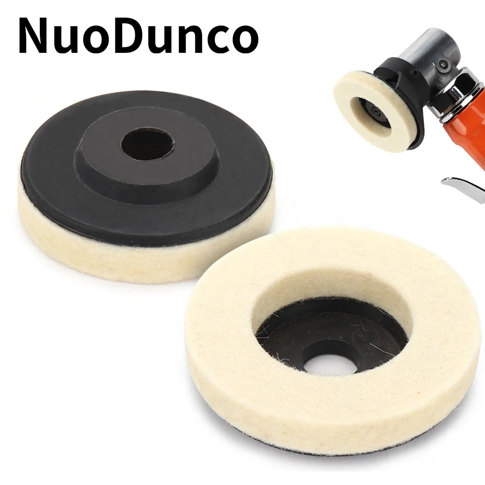 2inch/3inch Wool Polishing Wheel Polishing Pads Angle Grinder Wheel Felt Polishing Disc for Metal Marble Glass Ceramic Tool