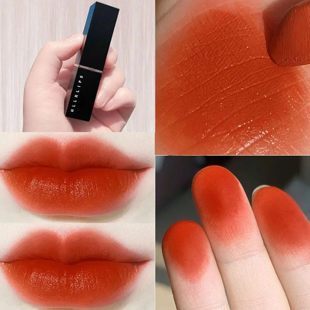 Batom à prova d'água, 8 cores, à prova de suor, maquiagem de longa duração, glitter, veludo, nude, cosméticos femininos, maquiagem, beleza labial