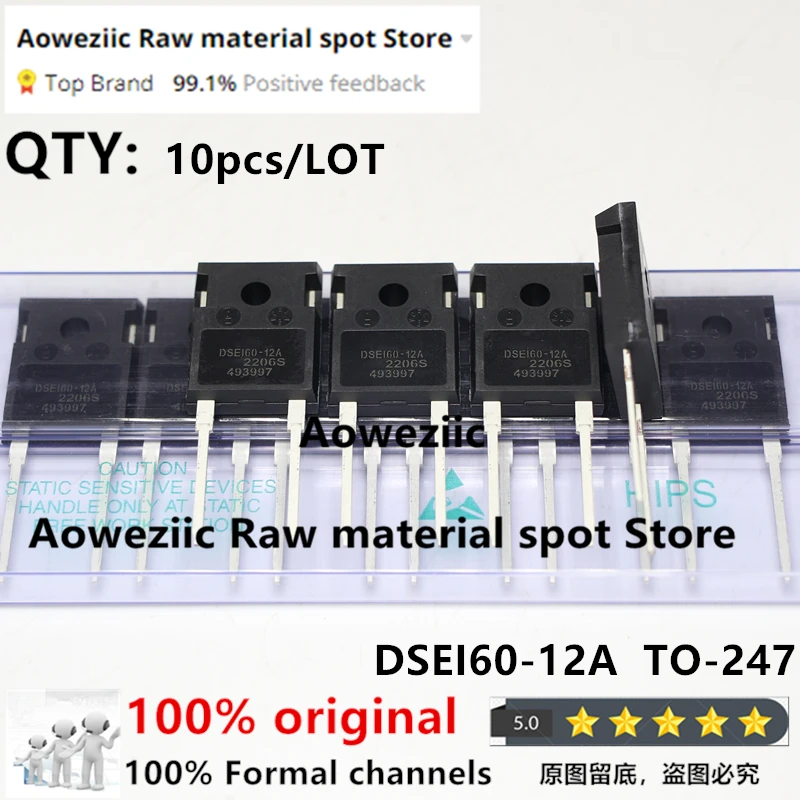 

Aoweziic 2022+ 100% New Imported Original DSEI60-12A DSE160-12A TO-247 Fast Recovery Diode 60A 1200V