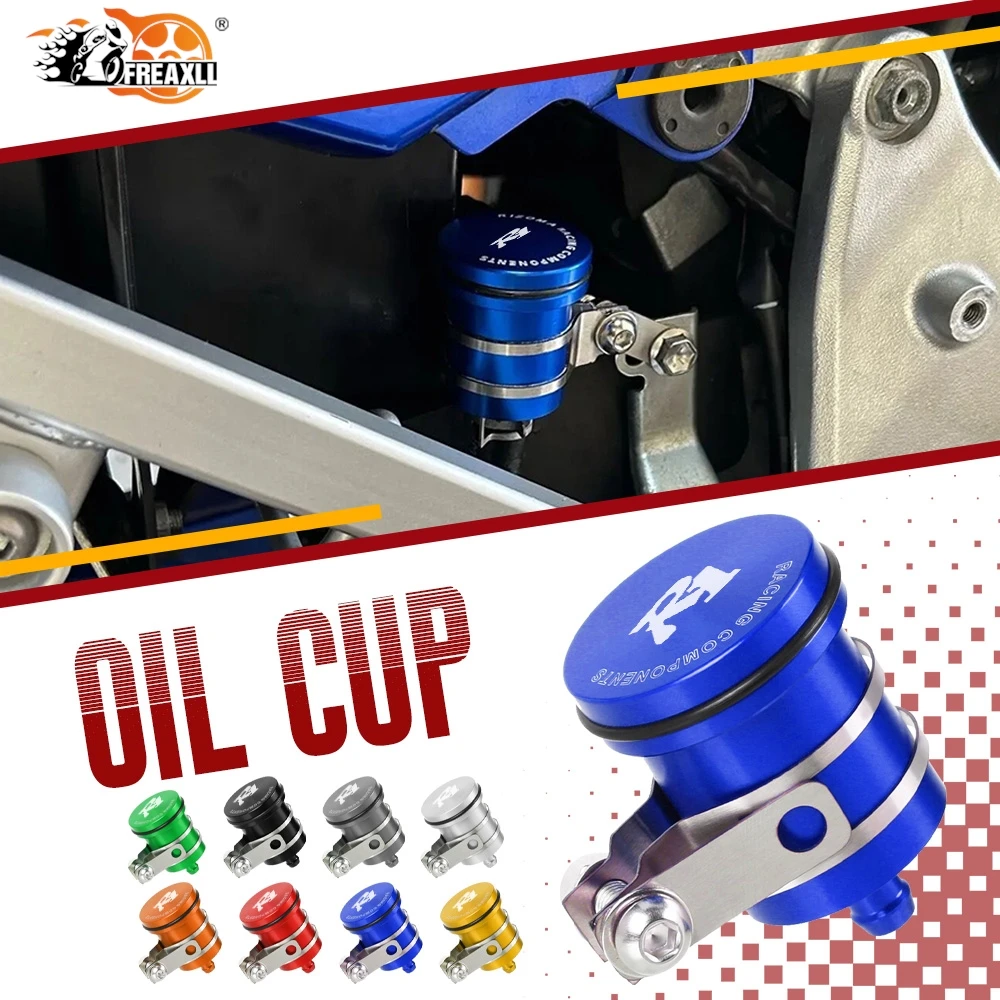 Motorcycle For YAMAHA YZFR1 YZF-R1 YZF R1 R1M R1S 2006-2010 2011 2012 2013 2014 Brake Fluid Reservoir Clutch Tank Oil Fluid Cup