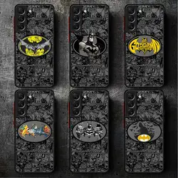 Batmans Hero Logo Case for Samsung Galaxy S24 Ultra S23 Ultra S20 FE S21 S22 Plus S10 S9 S23 5G Matte Cover