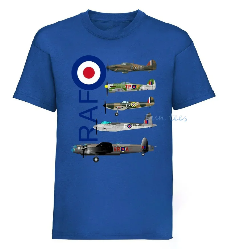 WW2 Aircraft T-shirt WW2 World War 2 Battle of Britain Summer Cotton Short Sleeve O-Neck Mens Womens T Shirt for Military Fan