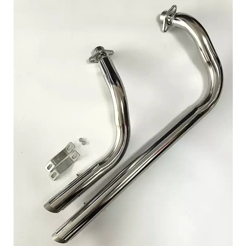 Modified Motorcycle Exhaust Pipe Fit  VT400 VT750, Upgrade Muffler Exhaust System for Shadow 400 750 Cruiser Bike