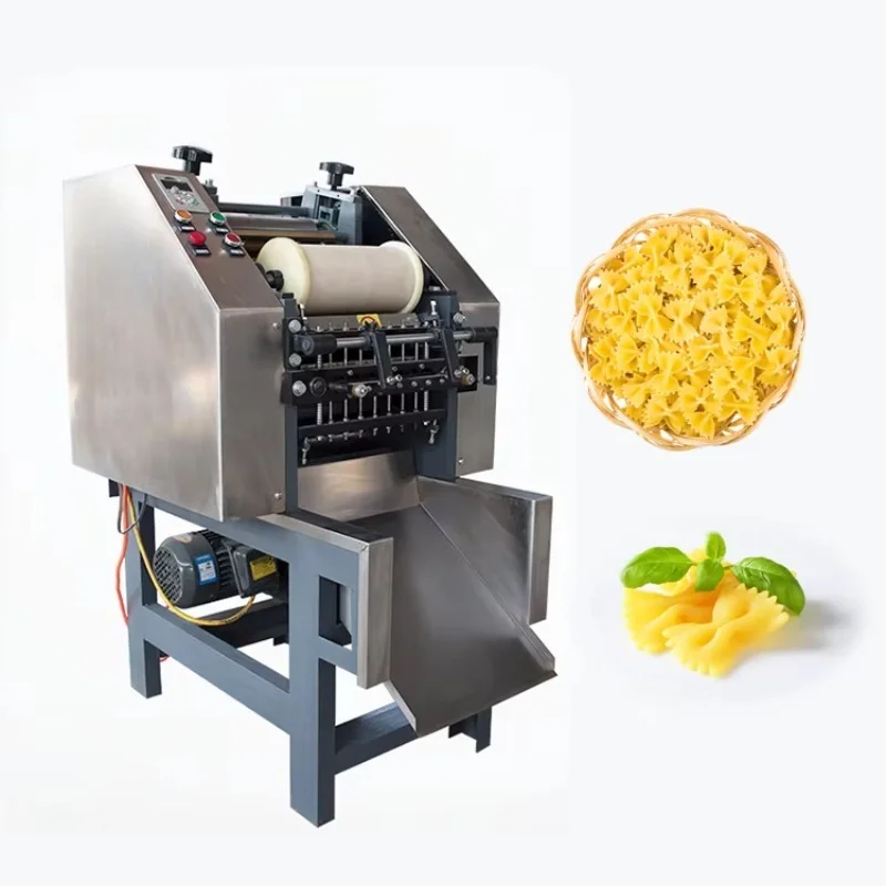 Customized Compact Mini Butterfly Spaghetti Making Machine Commercial Farfalle Pasta Production Equipment