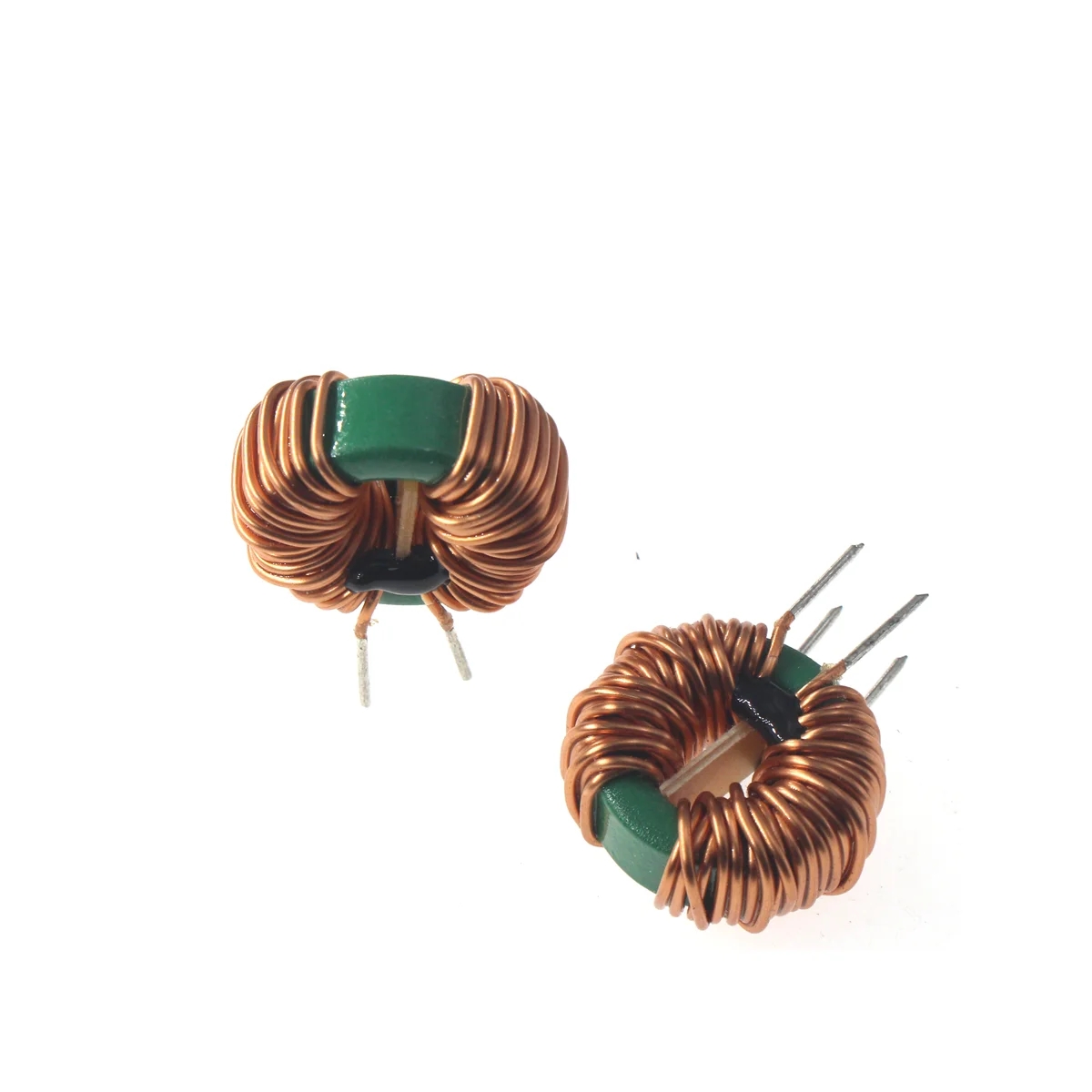 2pcs 18X10X7-1/2/5/10/20/30mh 0.6 D wire ring manganese zinc magnetic ring filter choke coil common mode inductor vertical