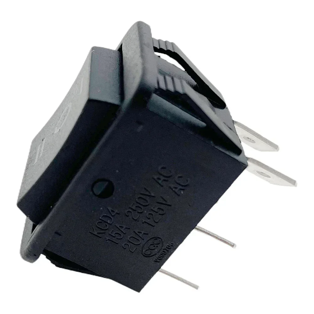Afbeelding 6: Tuimelschakelaar Zwart bilaterale reset 16A/250V 10T85 6Pin R-serie Licht R5