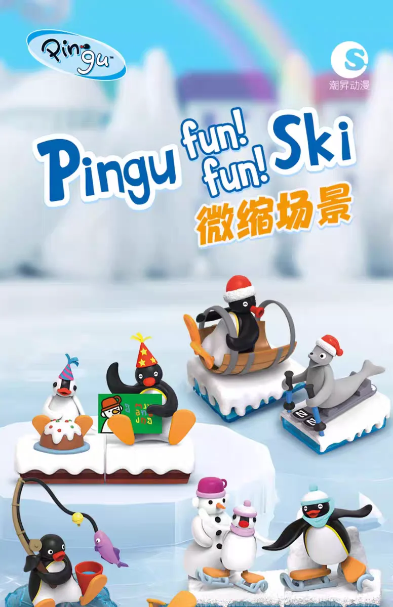 Neue Original Pingu Blind Box Komplette Serie Niedliche Überraschungs-Sammelfiguren Modell Schreibtisch-Dekoration Zubehör Geburtstagsgeschenk – Detail 14