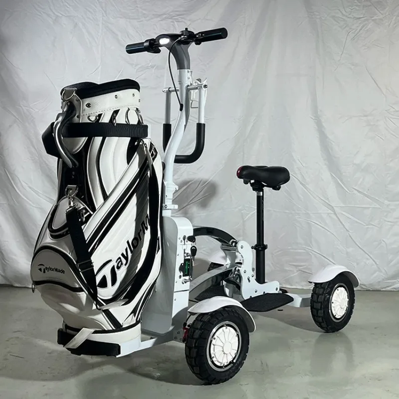 Four Wheels 48v 20ah Foldable 2400w Mini E Cart Golf Electric Scooter