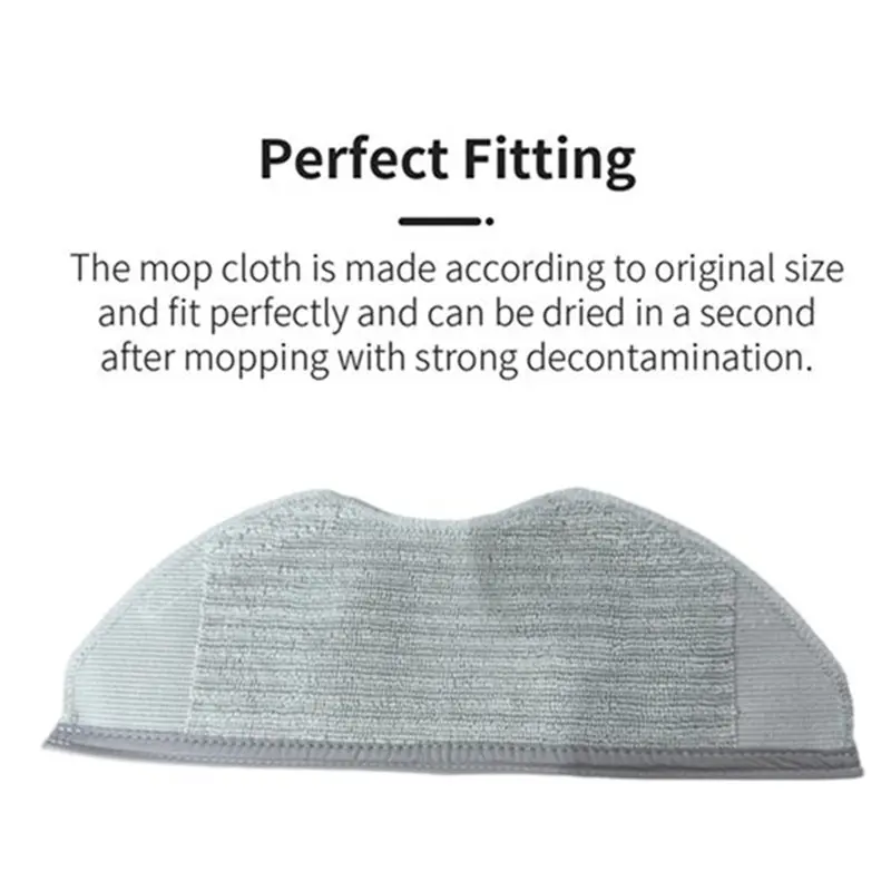 UNCL Replacement Accessories 12PCS For Xiaomi For Robot Vacuum S40/OV81- Side Brush Filter Mop Cloth Parts Vacuum Cleaner