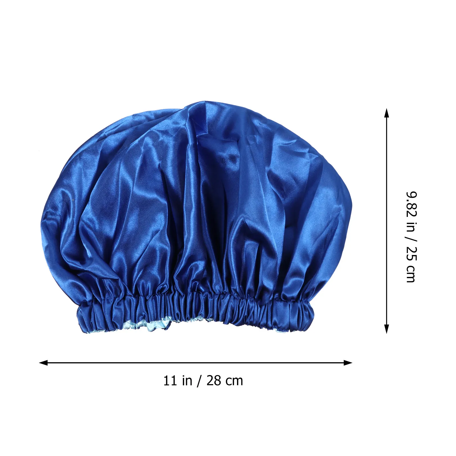 Double Layer Satin Sleep Cap Women Soft Cozy Comfortable Hair Care Sleep Hat Night Use Retains Natural Moisture Keeps Hairstyle