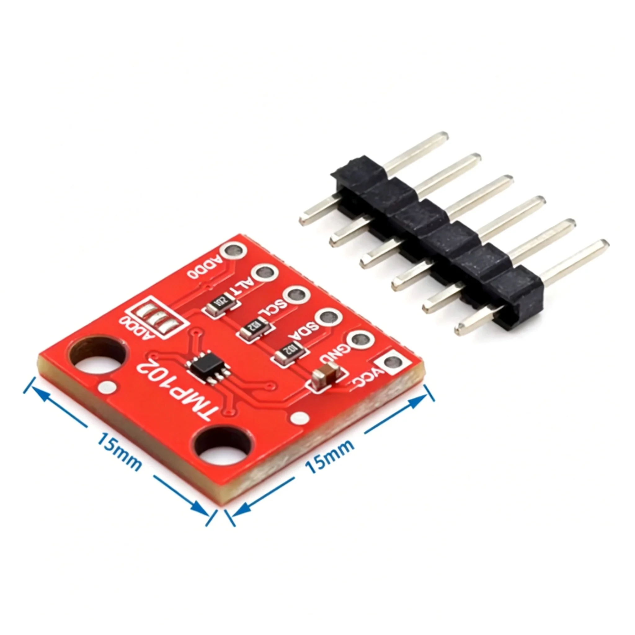 2~100Pcs TMP102 Digital Temperature Sensor Module I2C Interface High Resolution Temperature Breakout Board Low Power Consumption