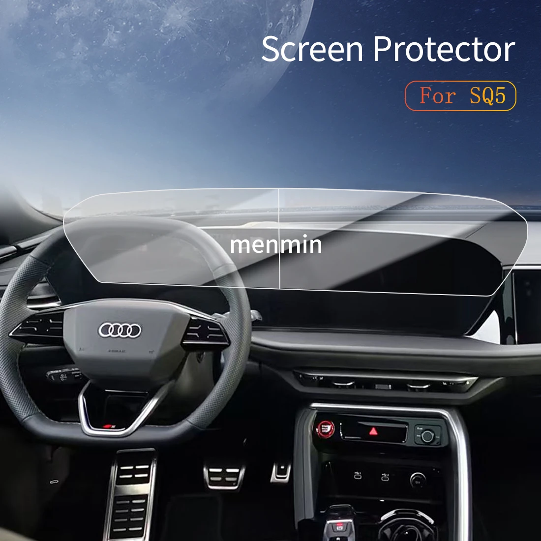 

Car Stickers Dash Carplay Mirror Screen Protector Display Tempered Glass Protective Film Vehicle For25 Audi SQ5