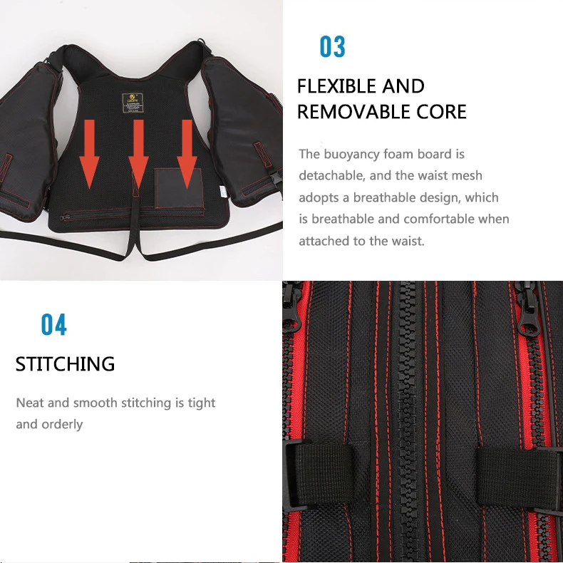 Multi-Pocket Fishing Life Vest 15