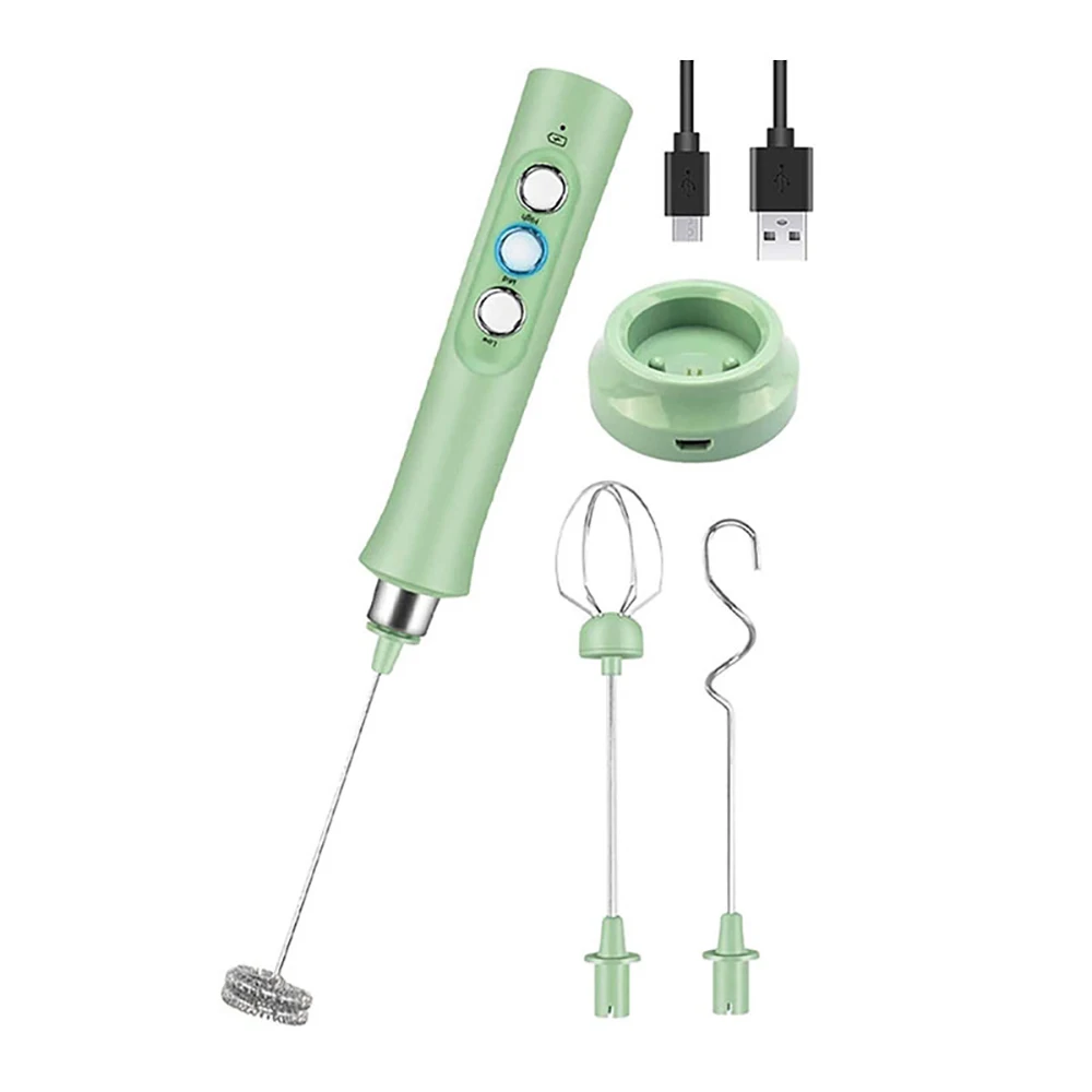 Handheld Electric Milk Frother Coffee Milk Electric Blender Cordless Frother Kitchen Mini Appliance Stirring Tool