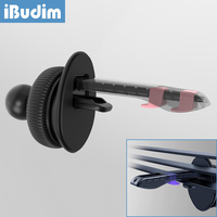 iBudim Car Air Vent Clip Universal 17mm Ball Head Base for Car Outlets Magnet Phone Holder Stand Gravity Cellphone Mount Support