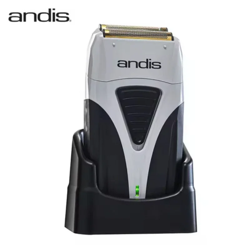 Original Andis Profoil Lithium Plus 17205 barbero limpieza del cabello Afeitadora eléctrica para hombres barba rechoncha maquinilla de afeitar máquina de afeitar calva