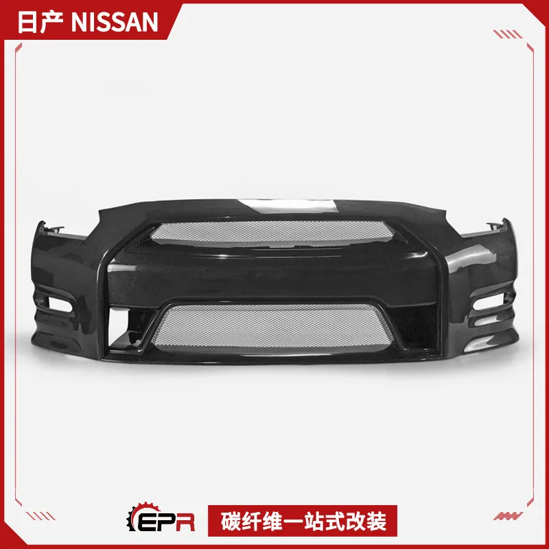

Подходит для японских Nissan GT-R R35 2011-2013 годов, оригинальный сменный передний бампер из карбона, модифицированный, OEM.