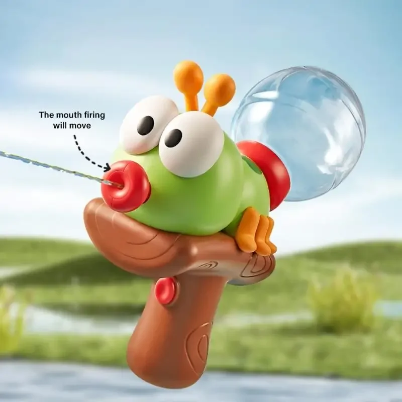 Crianças amigáveis ​​armas esguicho água operações fáceis elétrica desenhos animados formigas design armas água a