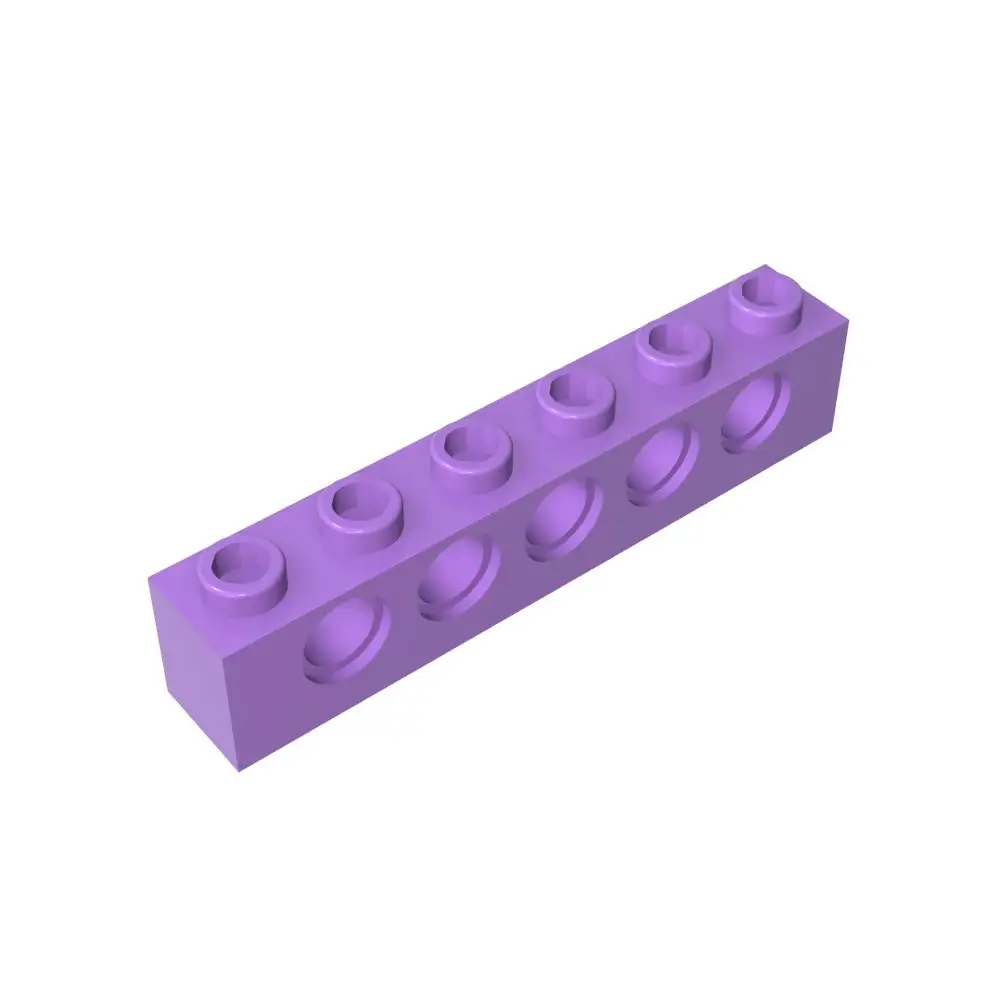 

Gobricks 1 Pcs MOC Brick 1 x 6 5 Holes Compatible With 3894 Model Parts Building Blocks Kids Educational Toys Birthday Gifts