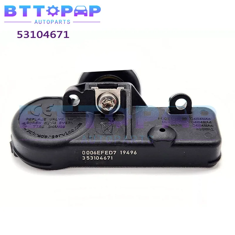 53104671   TPMS Reifendrucksensor 433 MHz für Fiat Egea DOBLO Linea Freemont Fiorino Strada Lancia Delta Alfa Romeo MiTo