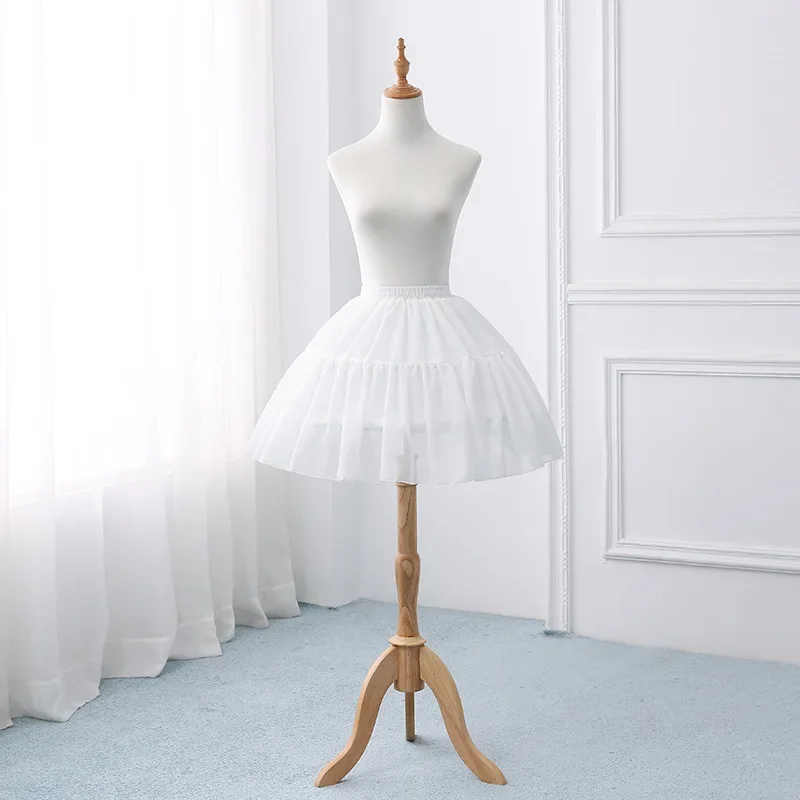 

Lolita Daily Fishbone Skirt Support Cosplay Adjustable Bell Shaped Lolita Carmen Lined Skirt Soft Sister Skirt