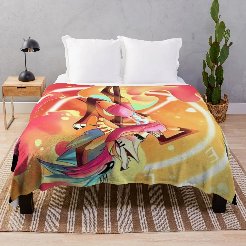 

Helluva Boss Beelzebub Throw Blanket Moving Summer Beddings Summer Vintage Blankets