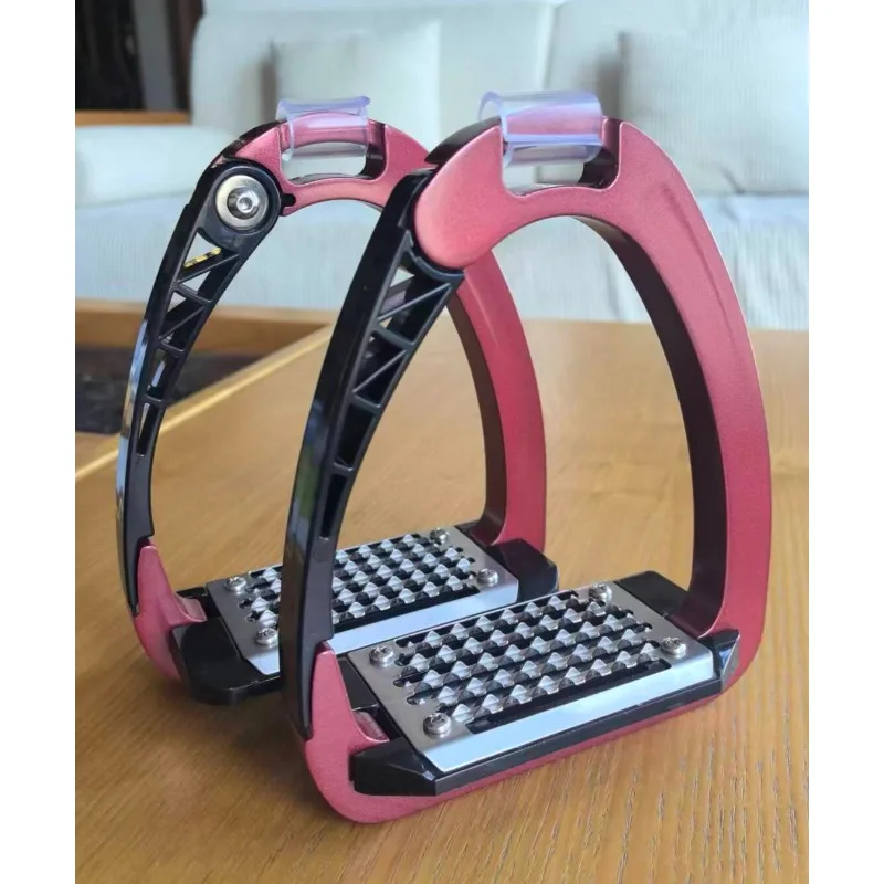 Aluminum Alloy Safety Horse Stirrups, Equestrian Horse Tack Saddle Accessories for Horse Riding