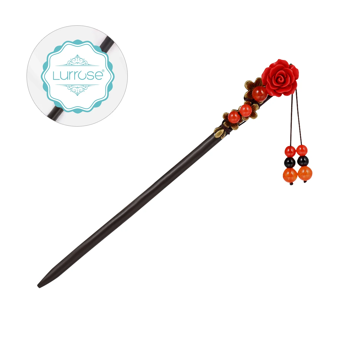 

Ancient Chinese Hairpin Accessories Women Vintage Stick Chopsticks Retro Hairpin Durable Material Daily Party Wear DIY Hairstyle