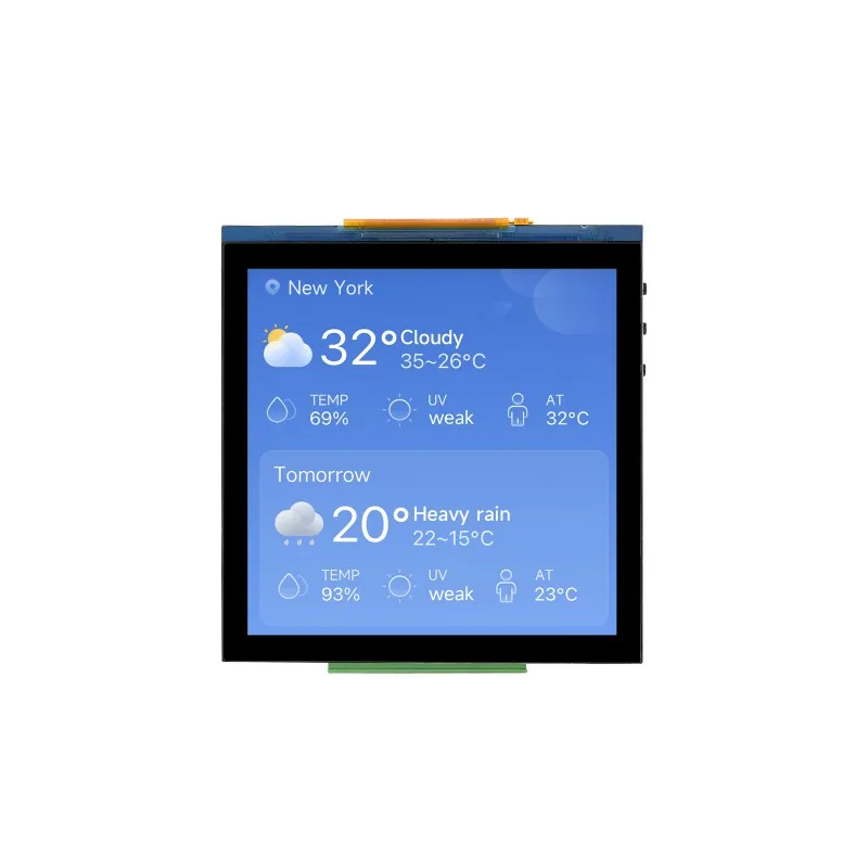 

ESP32-S3 4-дюймовая макетная плата дисплея, 480×480, 32-битный двухъядерный процессор LX7, частота до 240 МГц