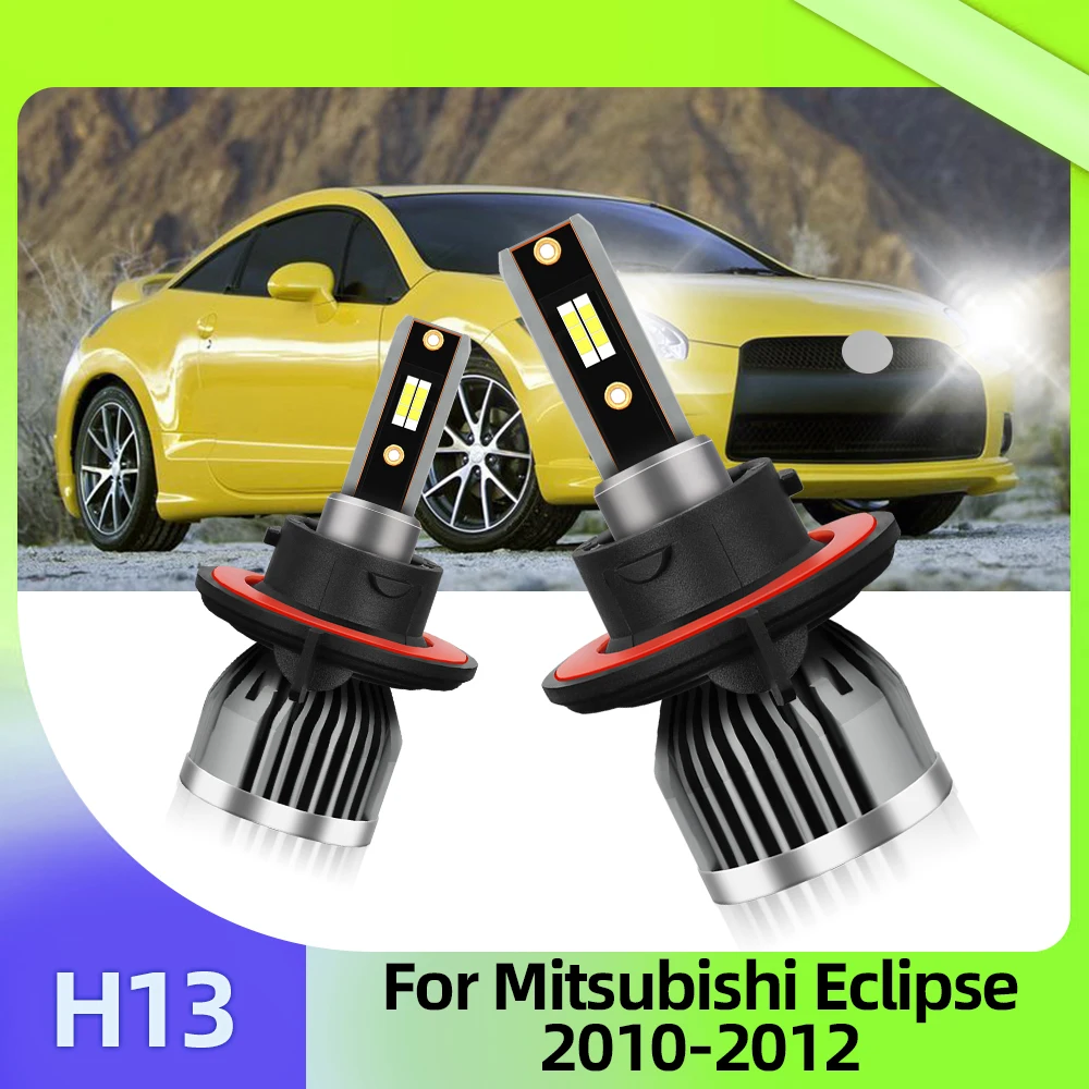 LSlight Lampada LED Car Headlights 16000LM 12V Auto Bulbs For Mitsubishi Eclipse (Hatchback/Convertible 2-Door) 2010 2011 2012