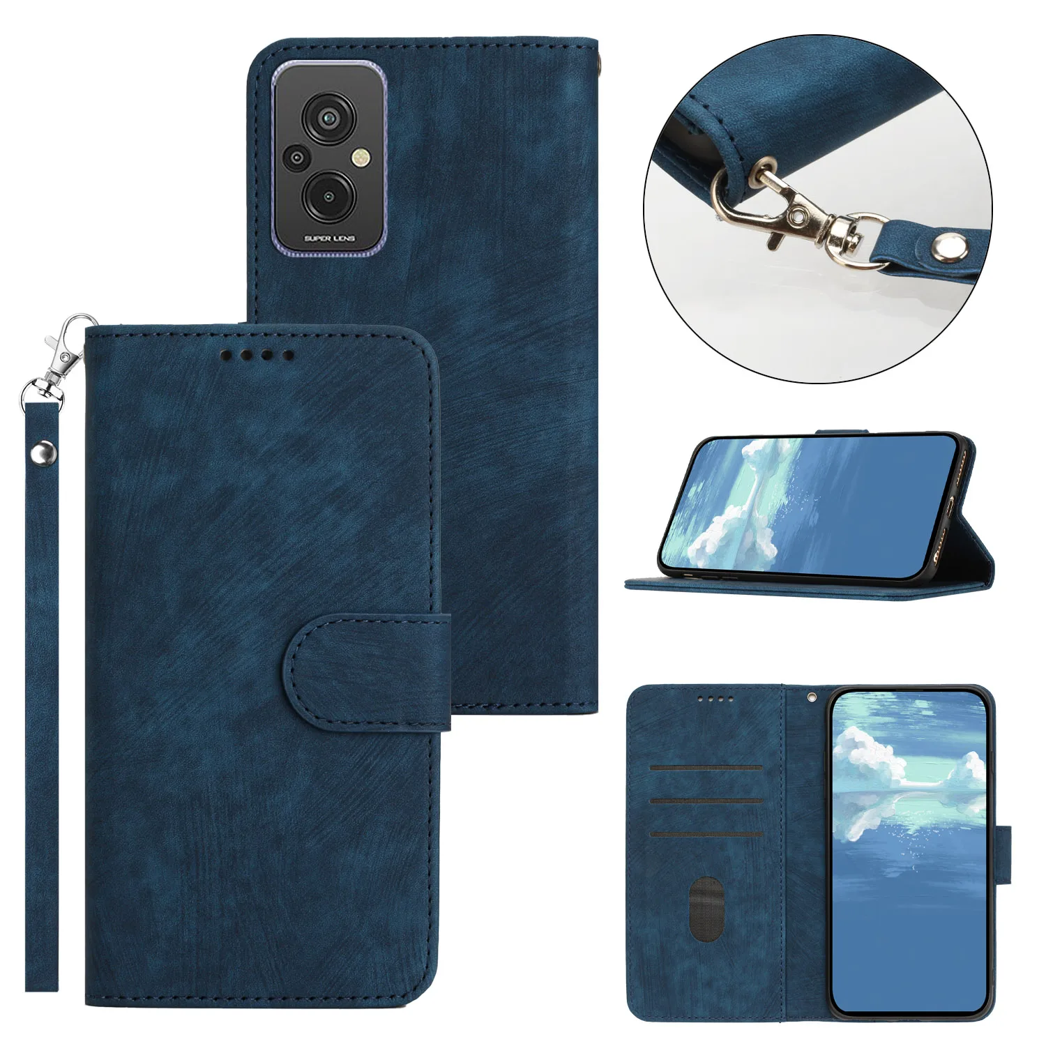 

Wallet PU Leather Phone Cases Case For OPPO Realme C30 V23 V20 Narzo 50i GT NEO 3 2 9 8 C25 C15 C17 Q5I 5G Stripe Design 100pcs