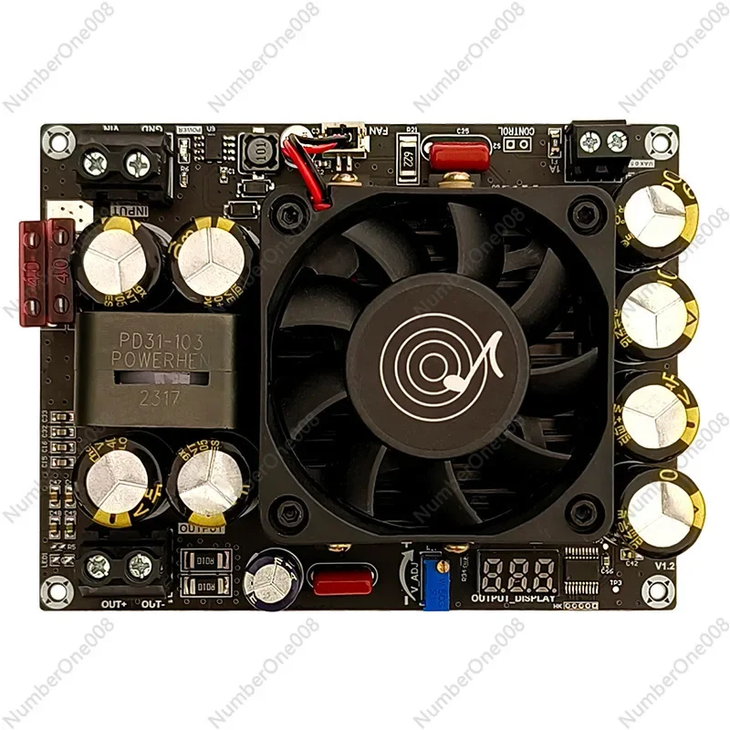 

PW500 boost board module 12V24V liter 24V-50V adjustable with voltage display 500W